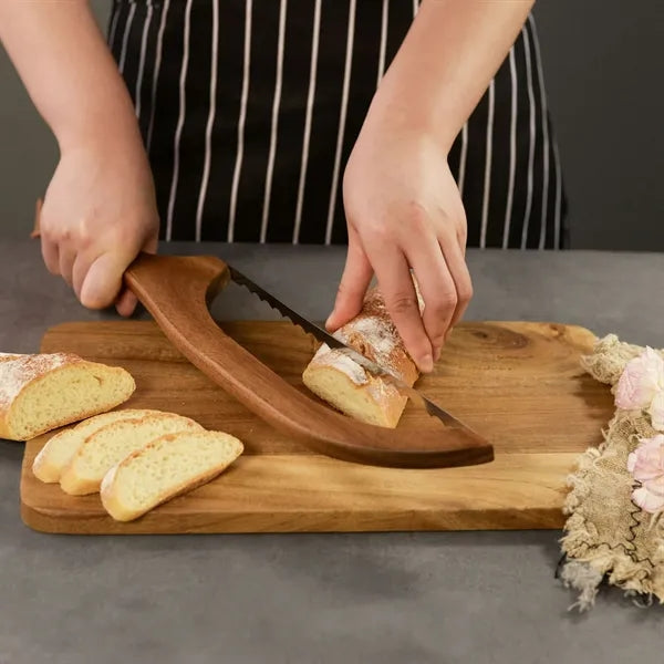 Wooden Hand Saw-Style Bread Knife