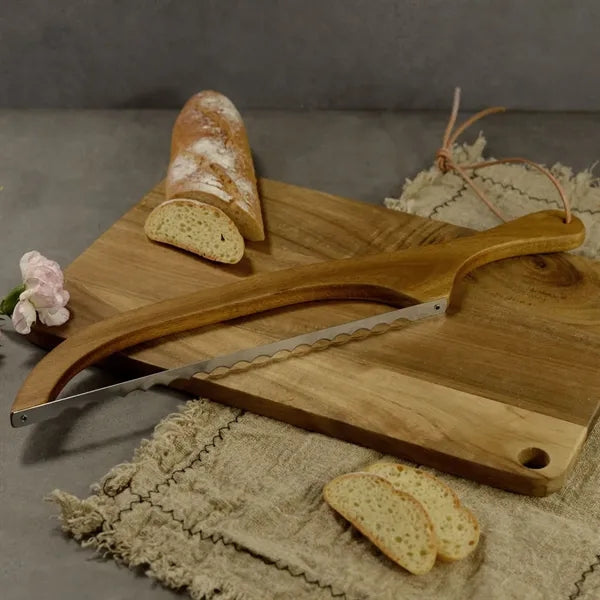 Wooden Hand Saw-Style Bread Knife