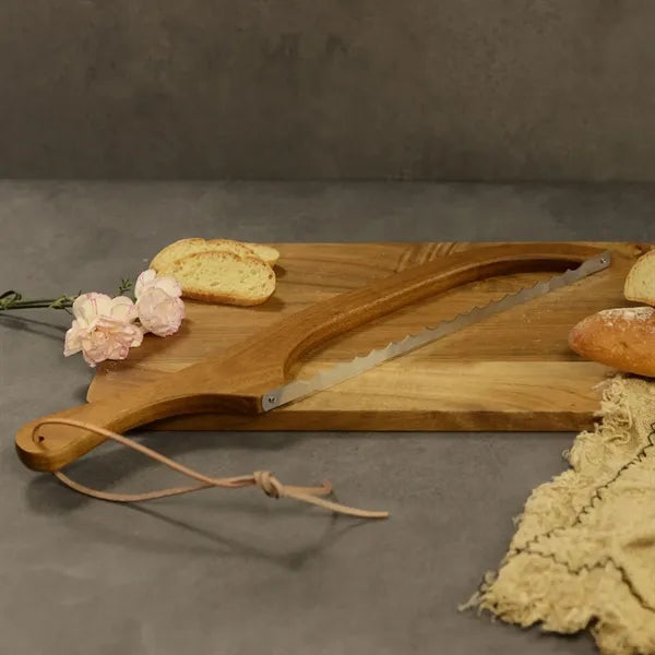 Wooden Hand Saw-Style Bread Knife