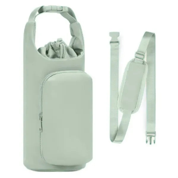 Water Bottle Carrier Bag with Phone Pocket