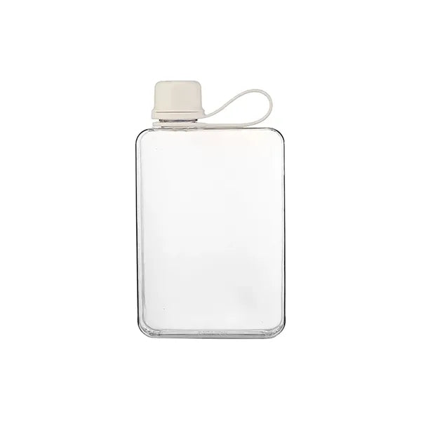 Clear Flat Sports Water Tritan Bottle