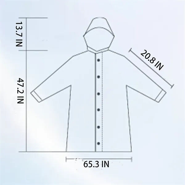 Portable Adult Raincoat Poncho
