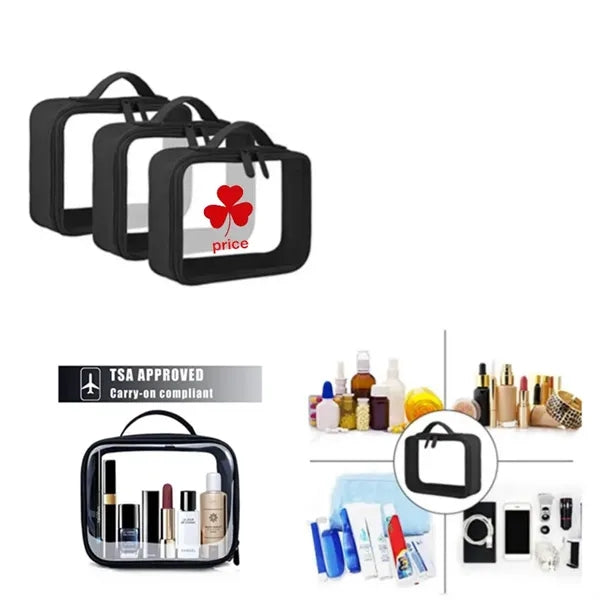 Approved Toiletry Bag With Handle Strap