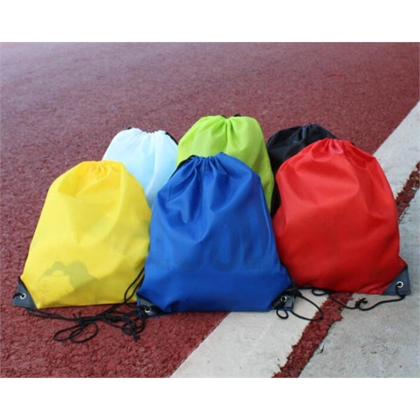 PolyDrawstring Tote Bag shopping bag sports bag custom logo