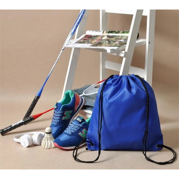 PolyDrawstring Tote Bag shopping bag sports bag custom logo