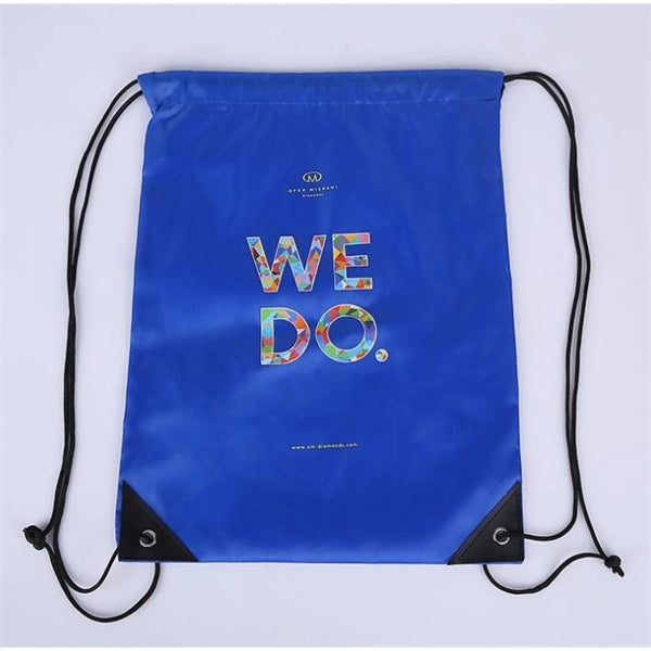 PolyDrawstring Tote Bag shopping bag sports bag custom logo