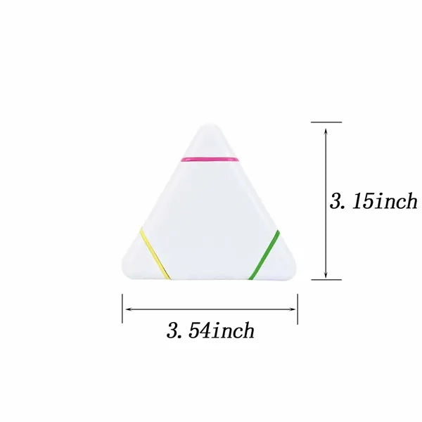 Triangle Multicolor Highlighter Pens