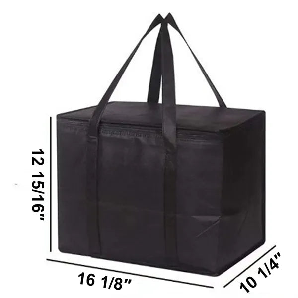 Water Resistant Non Woven Insulated Grocery Cooler Tote Bag