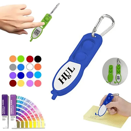 Push Pop Fidget Pen Keychain