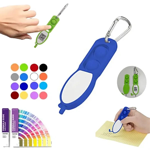 Push Pop Fidget Pen Keychain