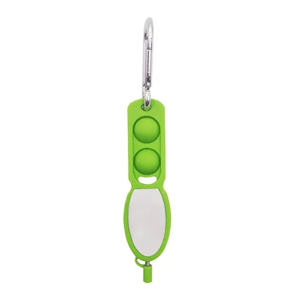 Push Pop Fidget Pen Keychain