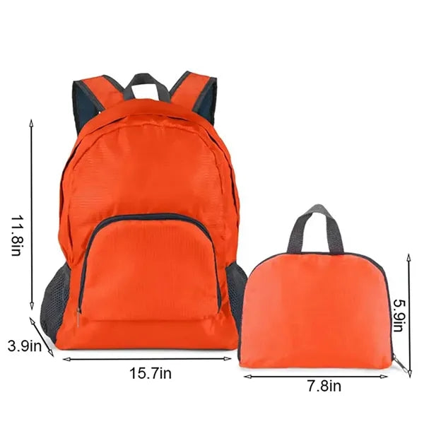 Foldable Backpack With Multi-Pockets