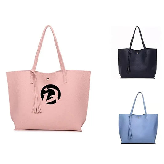 PU Leather Tote Shoulder Bag