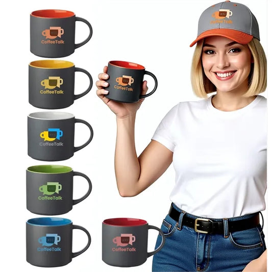 Matte-Stack 16oz Stackable Ceramic Mug