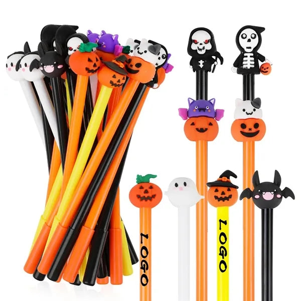 Halloween Pumpkin Skull Heads Ghost Gel Pen