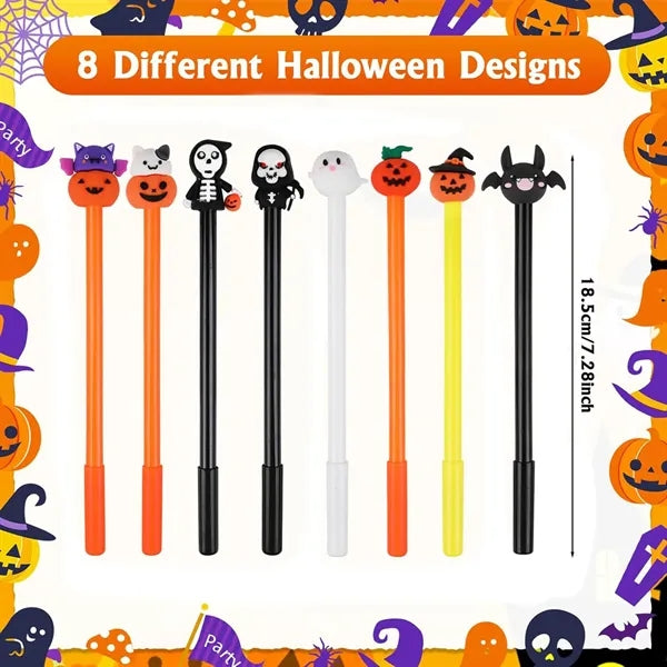 Halloween Pumpkin Skull Heads Ghost Gel Pen