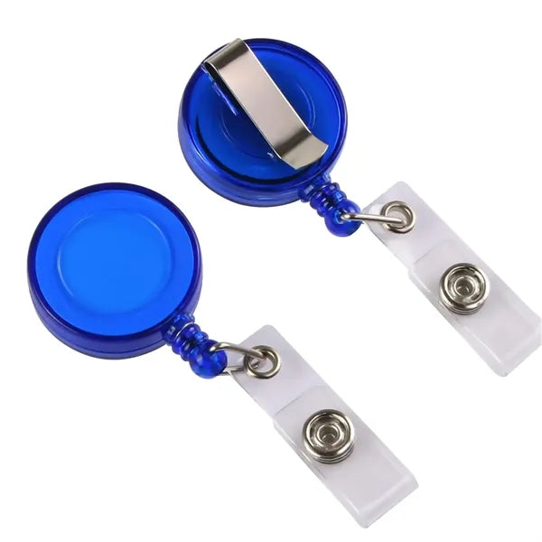Round-Shaped Retractable Badge Holder
