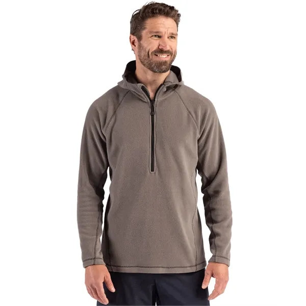 Clique Powder Recycled Fleece Mens Half Zip Sweatshirt