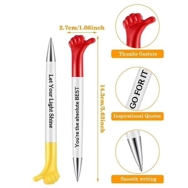 Thumbs Up Pens Affirmation Ballpoint Pens