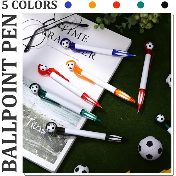 Soccer 1.0 mm Black Ballpoint Pens Retractable Medium Point
