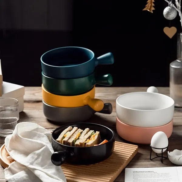 20Oz Ceramic Soup Mug With Comfort Handle