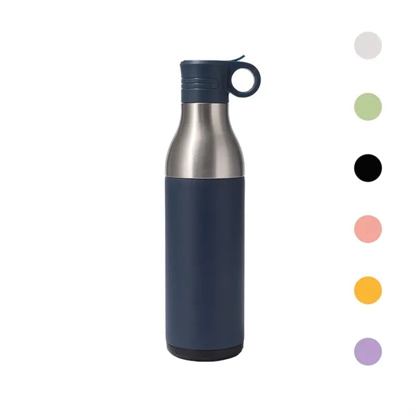 Insulated Stainless Steel Travel Mug With Can Cooler & Straw