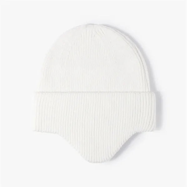 Winter Knit Earflap Hat Cold Weather Beanie
