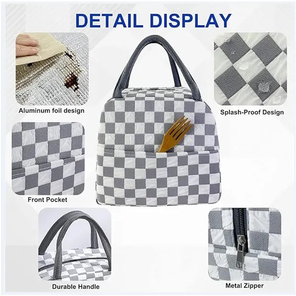 Aesthetic Insulated Lunch Tote Bag