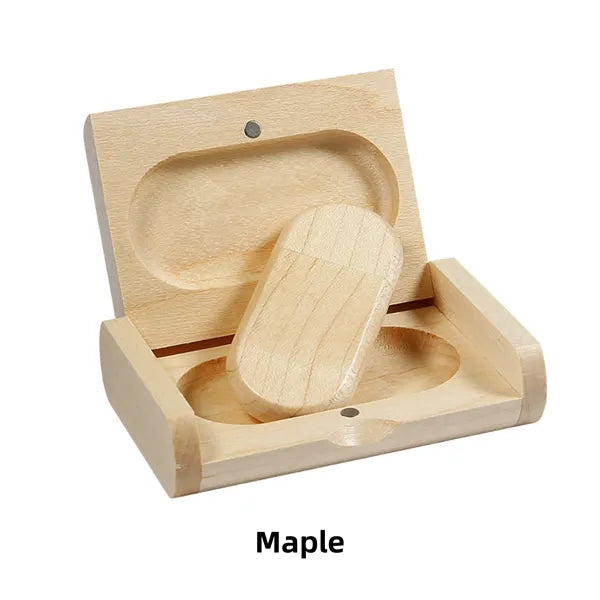 16GB Exquisite Minimalist Wooden USB Flash Drive Set