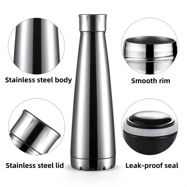 15oz 304 Conical Stainless Steel Thermos Cup