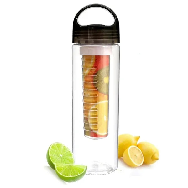 27oz Sports Water Bottle Plastic Fruit Infuser