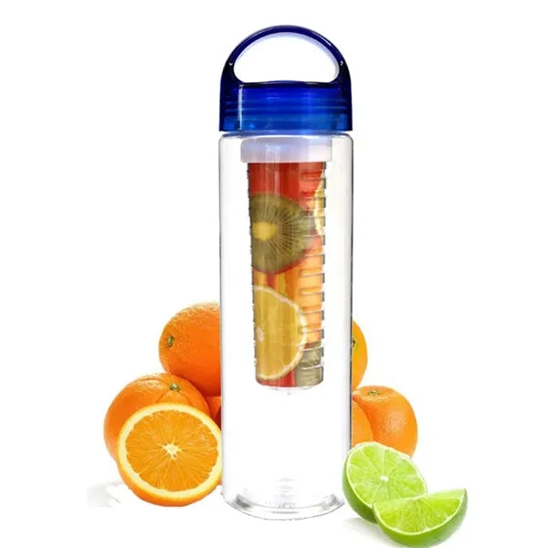 27oz Sports Water Bottle Plastic Fruit Infuser