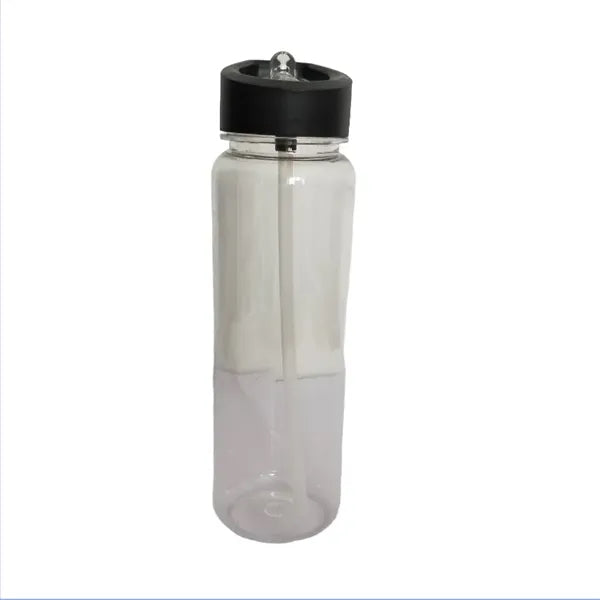 23oz Plastic Sports Water Bottle with Straw Lid