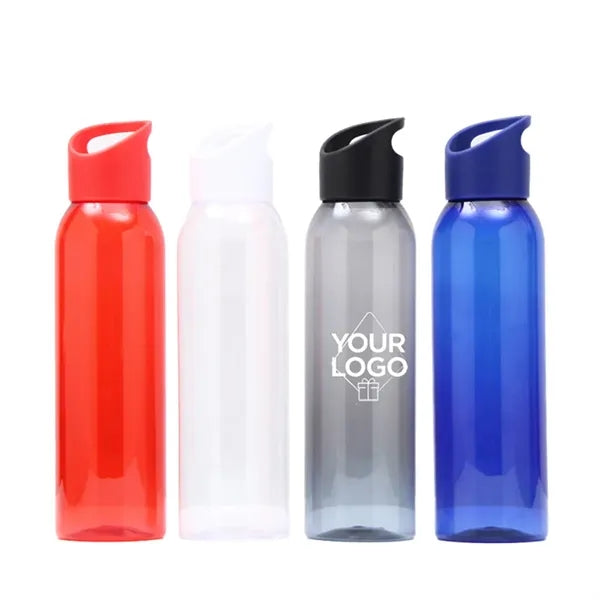 22oz Plastic Sports Water Bottle with Flip - Top Lid