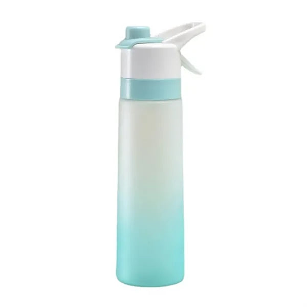22oz Frosted Spray Plastic Sports Water Bottle