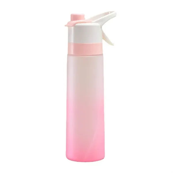 22oz Frosted Spray Plastic Sports Water Bottle