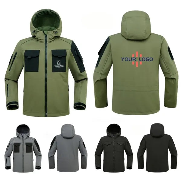 Outdoor Hooded Hiking Jacket