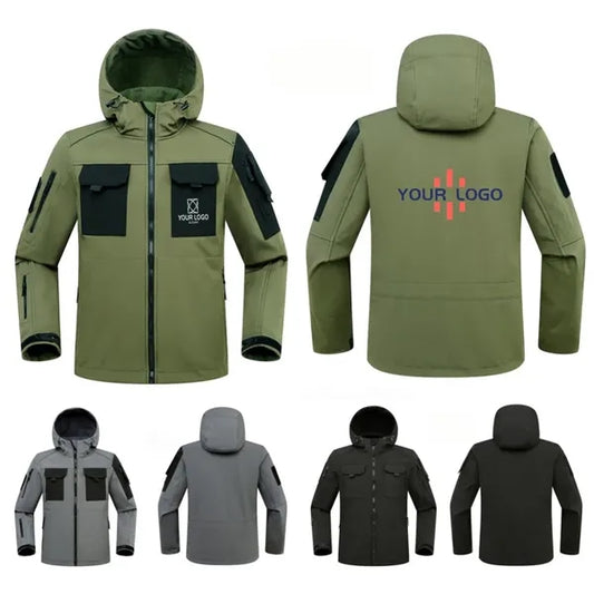Outdoor Hooded Hiking Jacket