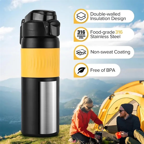 304 Stainless Steel Portable Direct Drinking Thermos Cup