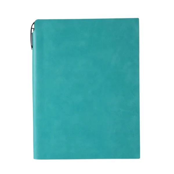 A5 Soft PU Cover Journal Notebook W/ Pen, Debossed Custom