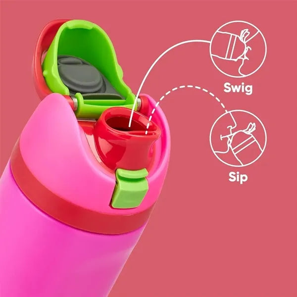 16oz Double Wall Insulated Stainless Steel Water Bottle