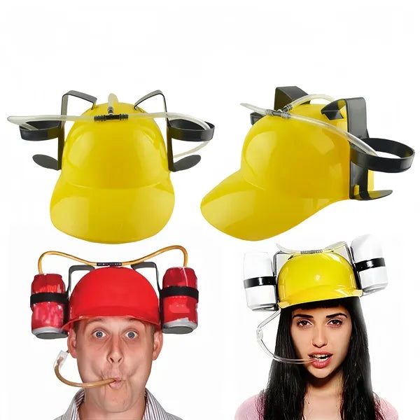 Hands-Free Drinking Helmet For Outdoor Parties Free Shipping