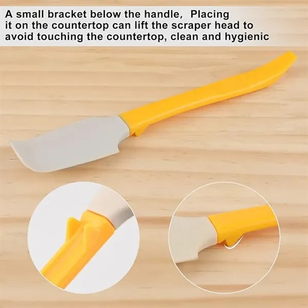 Curved Jar Spatula with Can Opener End