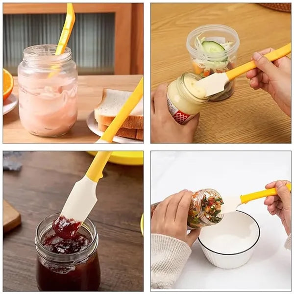 Curved Jar Spatula with Can Opener End