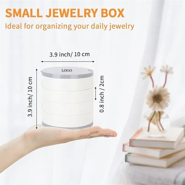4-Layer Rotating Small Jewelry Organizer