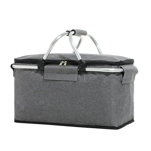 Foldable Outdoor Oxford Cloth Picnic Insulation Basket
