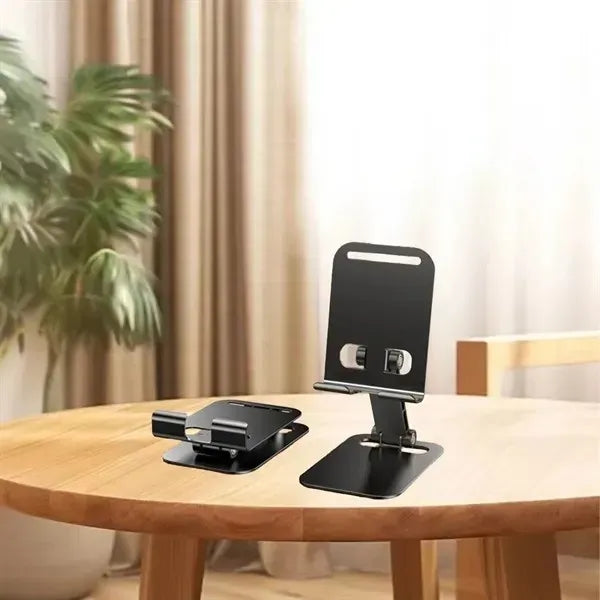 Portable foldable heat dissipation metal phone stand