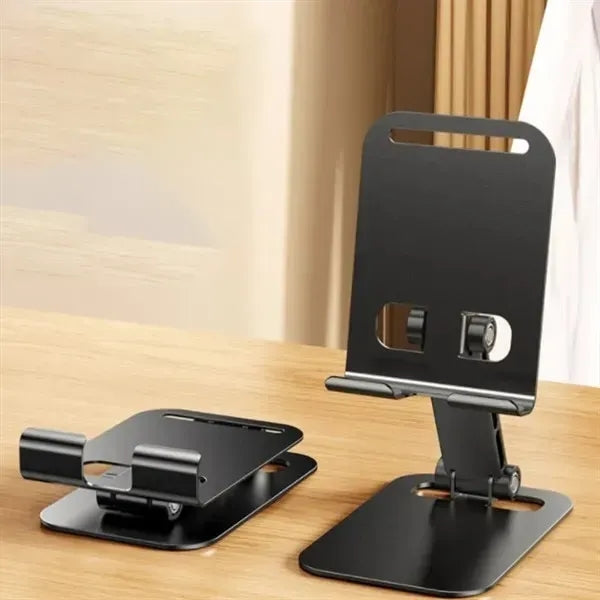 Portable foldable heat dissipation metal phone stand