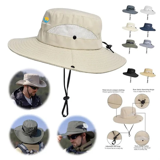 Multifunctional Outdoor Breathable Sunshade Bucket Hat