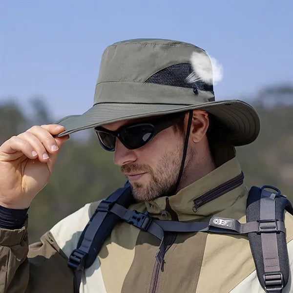 Multifunctional Outdoor Breathable Sunshade Bucket Hat
